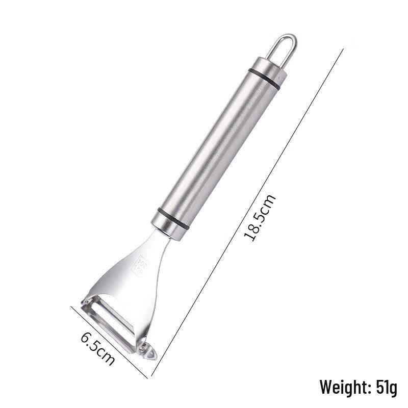 ZISIZ 2-Piece Stainless Steel Peeler & Fruit Knife Set
