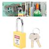 Insulated Safety Padlock 38mm Industrial Lock Reliable Insulated Lock  Safety Lock