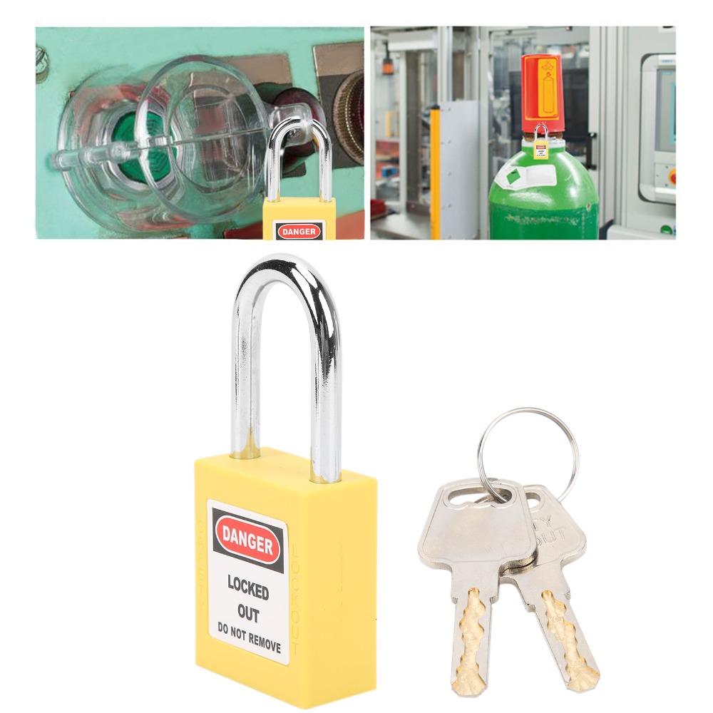 Insulated Safety Padlock 38mm Industrial Lock Reliable Insulated Lock Safety Lock