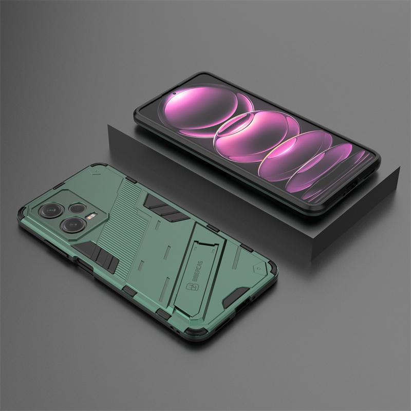 

For Xiaomi Redmi Note 12 Pro 5G Case Magnetic Bracket Stand Holder Armor Phone Cases For Redmi Note12 Pro + Plus Back Cover Redmi Note 12 Pro 5G зелений