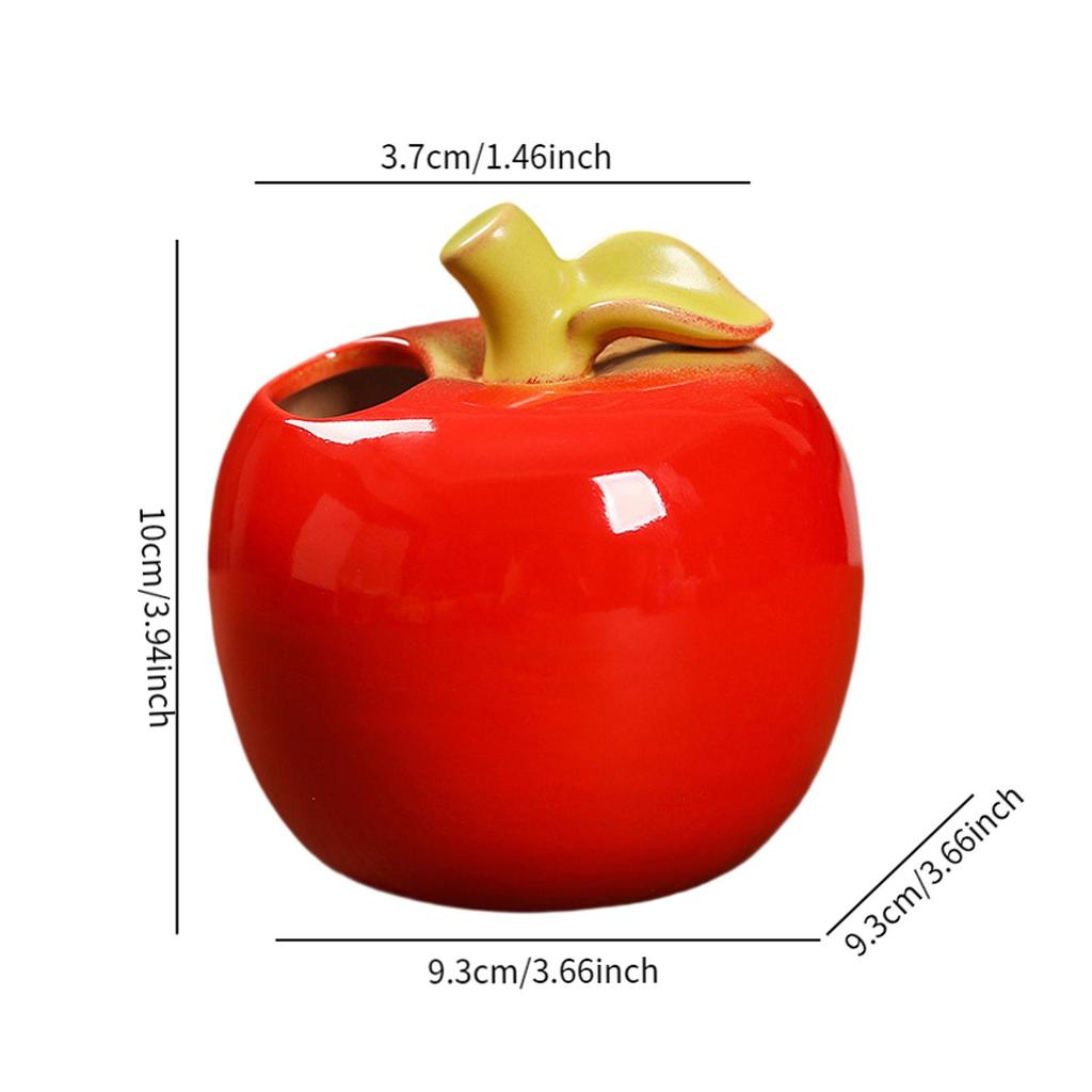 Creative Ceramic Vase Fruit Shaped Flower Vase Hydroponics Hydroponics Office Desktop Ornaments Home Garden Decor