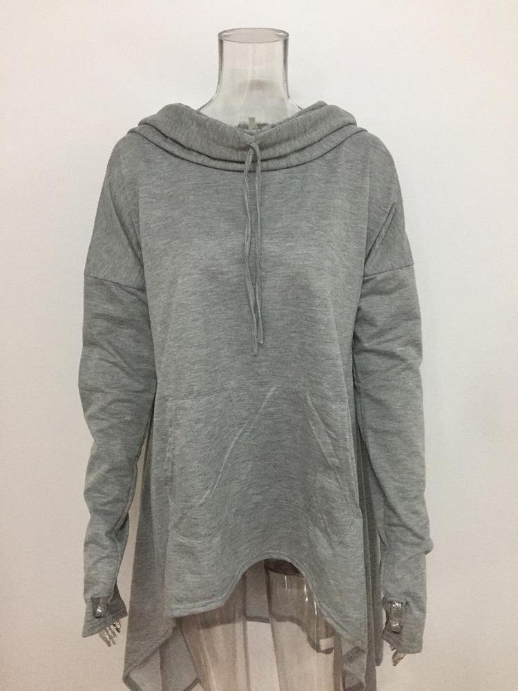 Women Plaid Hooded Sweatshirt Long Sleeve Plush Winter Top Warm Cozy