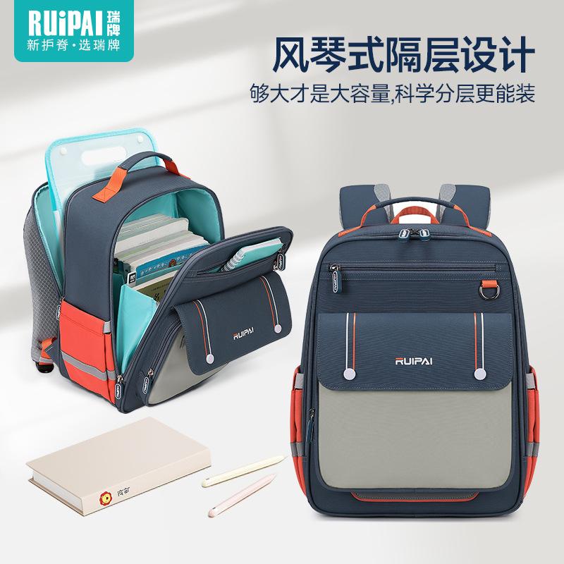 Schultasche für Grundschüler zur Schonung der Wirbelsäule und zur Reduzierung der Belastung auf die Schultasche von Kindern Jungen