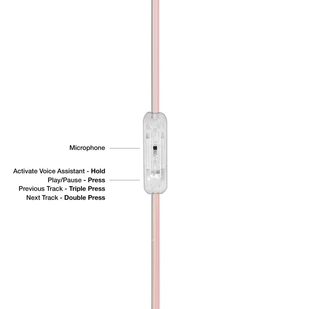 Koss CL5i Clear Transparent Headphones with Microphone and Remote Retro On-Ear In-Line Control, Style, 3.5mm Plug.