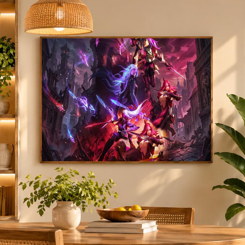 5D Diamond Painting League of Legends DIY Full Drill Diamond Art Kit Home Decoration