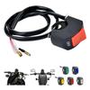 Interruptor de encendido/apagado de 12V para motocicleta Accesorios para vehículos eléctricos Interruptor de faro de segunda línea Interruptor IP65 Impermeable Anticorrosión