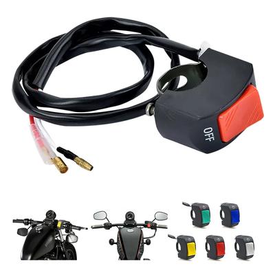 12V Motorcycle On/Off Switch Electric Vehicle Accessories Second-line Headlight Switch IP65 Waterproof Anti-corrosion Switch
