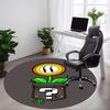 1 Stück Mario Blumentopf Büro Runder Teppich, Unter Bürostühlen Schlafzimmer Wohnzimmer Heimdekoration a1022215
