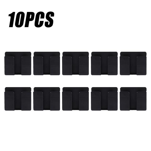 1-3PCS Phone Shelf Self-Adhesive Cell Phone Remote Control Storage Shelf Wall Bedside Adhesive Shelf Bathroom Accessories