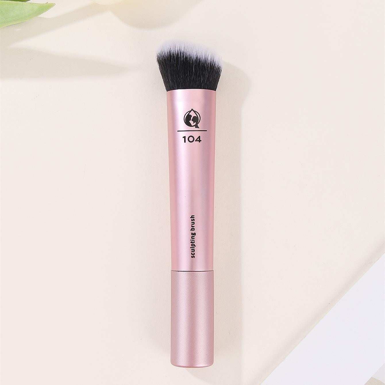 

Lovers Tears M4 Portable Makeup Brush Set: Ultra-Soft Blush & Contour Tools розовый