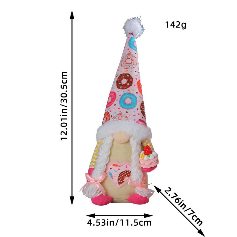 

Christmas Faceless New Donut Gnome Doll Christmas Decorations For Home 2025 Merry Christmas Ornament Xmas Navidad Gifts Noel