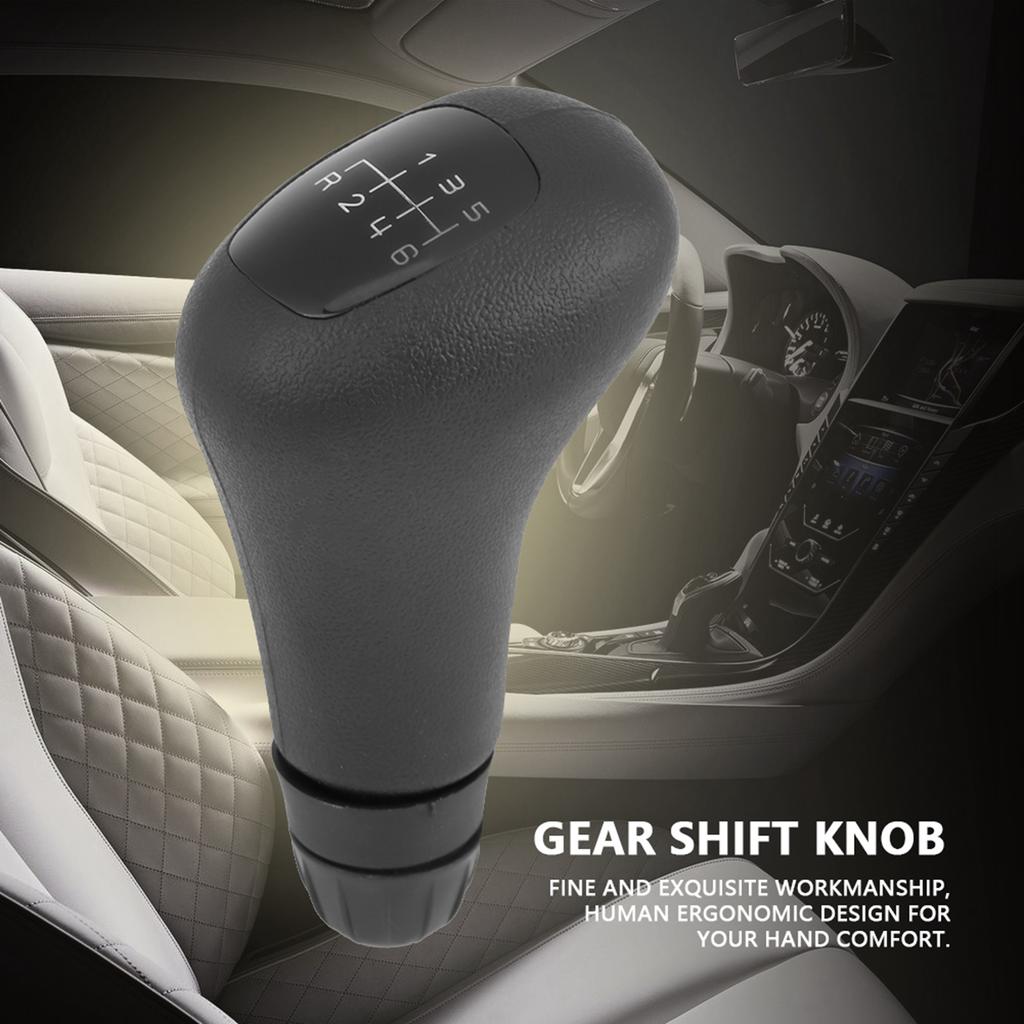 6 Speed Gr   Knob Handle, High Quality ABS Plastic, Black, Replacement for W202, Sy To Install