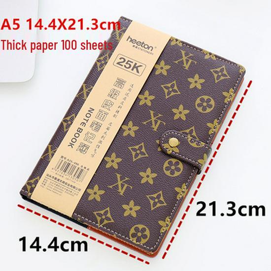 Korean Retro Business Hardcover Diary Notebook with Buckle - 18K/25K Stationery