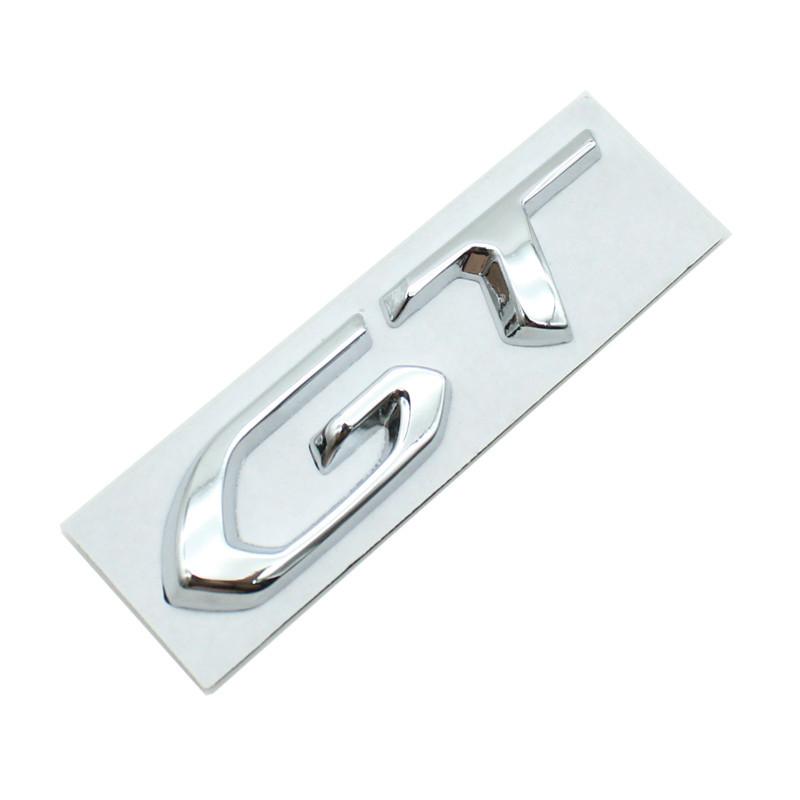 Auto 3D Metall GT Logo Körper Stamm Emblem Abzeichen Aufkleber Aufkleber für KIA K3 K5 Sportage Peugeot 206 207 208 301 508 2008 3008