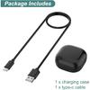 Charging Case for Galaxy Buds FE SM-R400, Replacement Charger Case Cradle Dock for Samsung Galaxy Buds Fan Edition (Black)