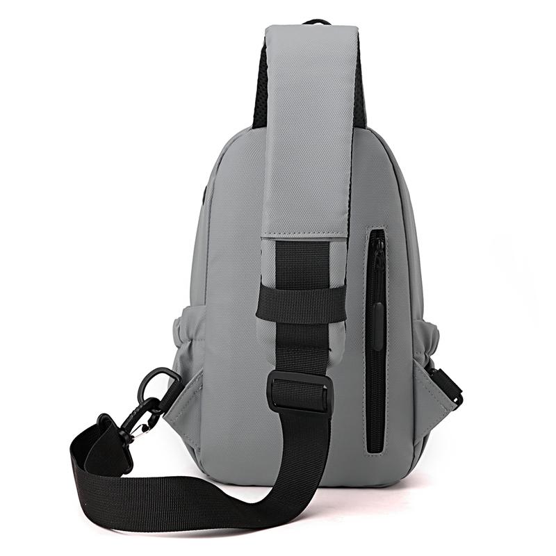 Stylish Unisex Chest Pack - Fashionable Nylon Crossbody Bag for Everyday Use Stylish Nylon Shoulder Bag