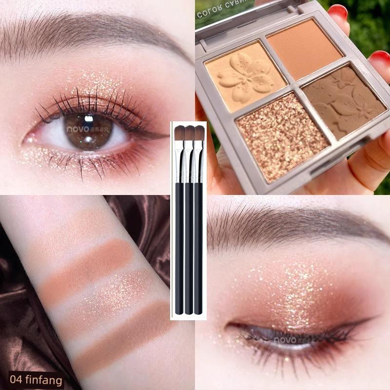 Novo Matte Dried Rose Korean Four Color Eyeshadow Palette