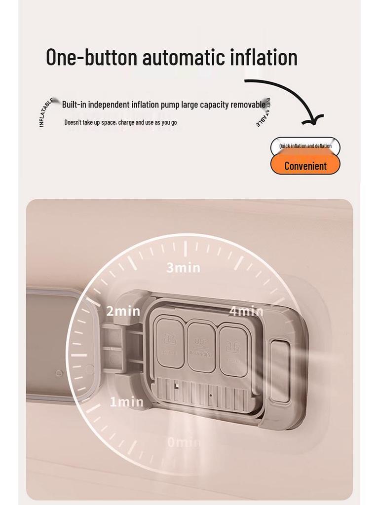 Double Flocked Inflatable Camping Mat & Sofa
