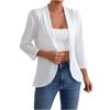 Women's Fashionable Casual Three-Quarter Sleeve Solid Color Cardigan Jacket