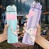 1PC Elephant Floating Balloon 750ml Color Plastic Sports Water Bottle Leakproof Flip Straw Lid Suitable for Sports Office Home Use