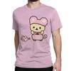 Novelty Rilakkuma Korilakkuma T-Shirts Unisex Wo Unisex Crewneck 100% Cotton T Shirt Short Sleeve Tee Shirt Plus Size Clothing