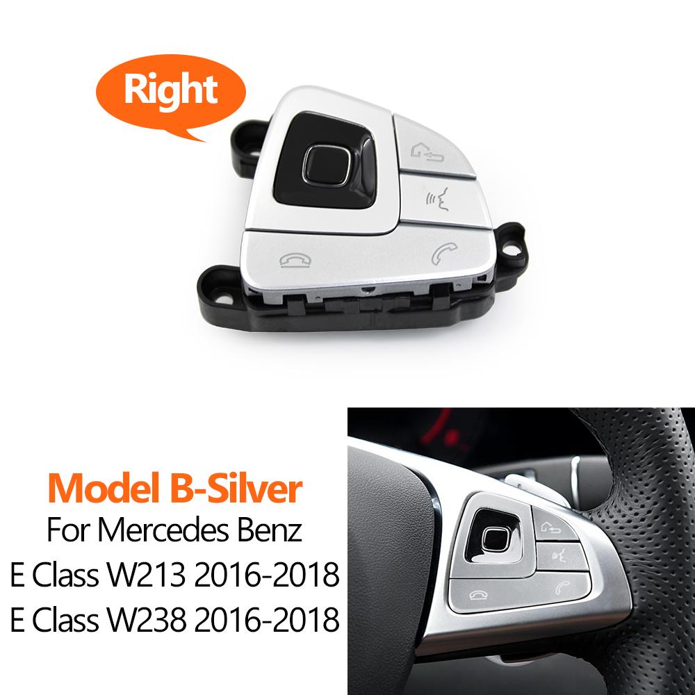 Auto Links/Rechts Lenkradschalter Bedienknopf Abdeckung Für Mercedes BENZ E-Klasse W213 W238 E200 E300 E350 2016 2017 2018