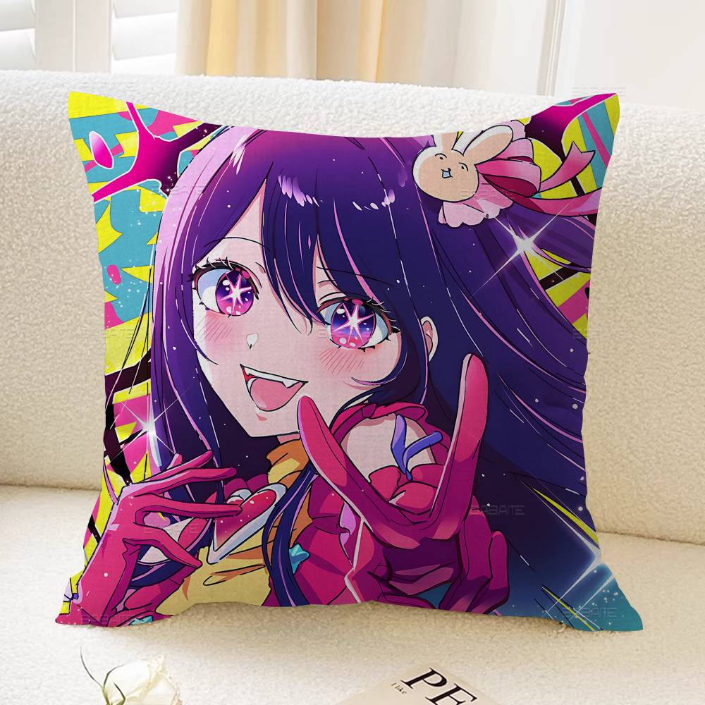 Japanese Anime OSHI NO KO Pillow Anime Pillow Sofa Bed Head Pillow Cover Cushion Cover 45x45 Cm Fashion