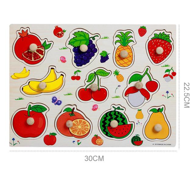 

Детские игрушки Монтессори, деревянная доска для перевозки фруктов и овощей, головоломка для раннего образования, детские подарки, развивающие TMZ