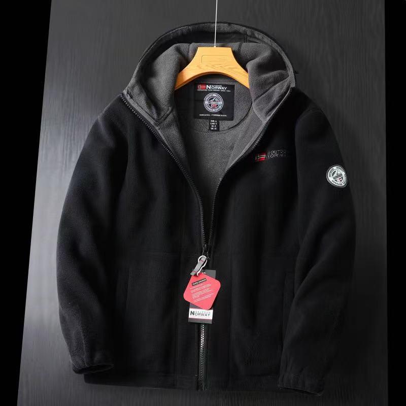 Norwegian Export! Plus-Size Cold-Proof Outdoor Fleece Jacket for Autumn and Winter