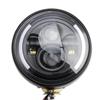 Multifunctional 7" Round Led Headlight Fog Lamp Custom Fits For Racer Bobber Chopper
