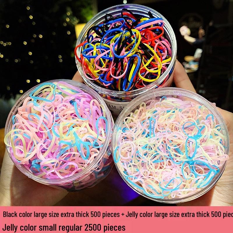 Elastic Hair Ties for Children - Small, Durable, High Elasticity Bands for Girls