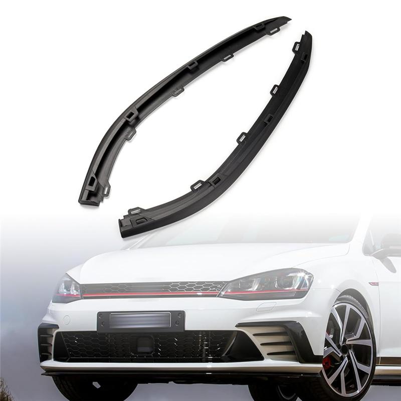 For VW Golf MK7 GTI Front Bumper Lip Lower Spoiler Air Deflector Trim 2014-2017 Accessories 5G0805903B 5G0805904B