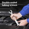 Double Head Wrench Brake Ratchet Torque Hand Tool Wrench for Repair Fuel Tube Hose Oil Pipe Automotive Mechanical Workshop Tools