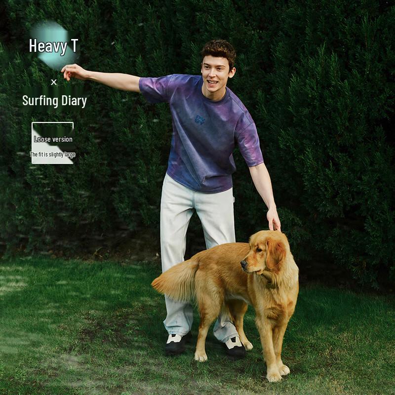 NVG·YOUNG Men s Cotton Sailboat Print T-Shirt L