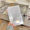 10PCS 1/2/3 Pockets A6 Binder Sleeves Transparent Photo Card Album Refill Inner Page Laser Rainbow Star Inside Page
