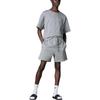adidas Originals Trefoil Stripe Drawstring Straight-Leg Casual Shorts Men Bottoms Grey HM5119