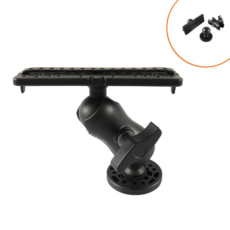 Powerful Marine Boat Fishfinder Bracket 360 Degree Depth Sounder Base Mount Universal Fishes Finder Mount GPS MAP Plate
