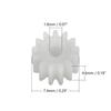 Bettomshin Plastic Gears, 20 Teeth, 13-Piece Set (7.5mm0.29" Outer Diameter X 2mm0.08" Hole Diameter X 5mm0.2" Thickness), Modulus Pulley Belt Shaft