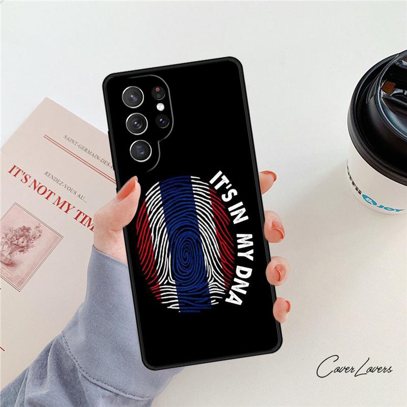 Costa Rica Flag Phone Case For Samsung Galaxy S24 S25 S23 S22 Ultra Note 10 20 Plus S20 S21 FE Cover