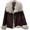 Rio Sunset Winter New Fox Fur Coat Women's Goose Down Liner Pie Overcome