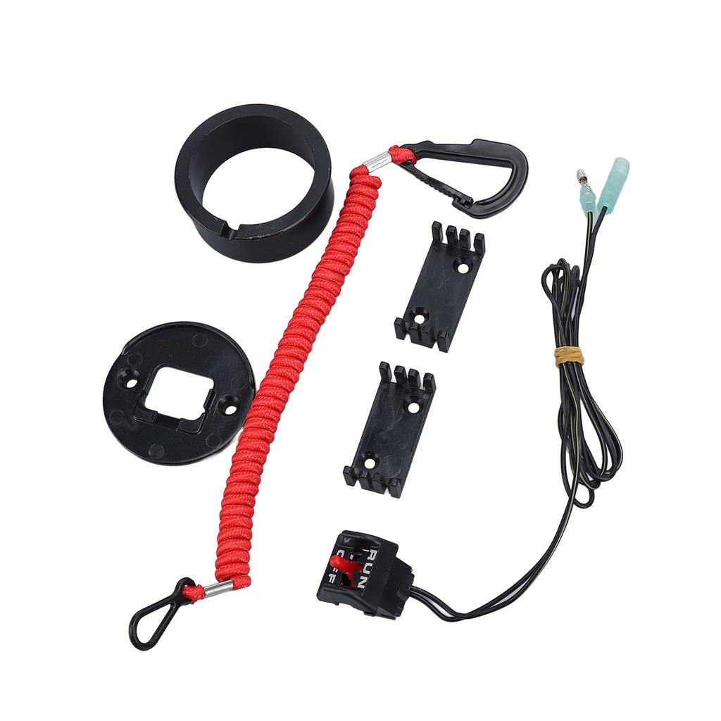 Engine Safety Lanyard Kill Stop Switch 19674A07 Stable Performance Lanyard Emergency Stop Switch for Mariner Outboard