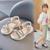 Girls' Soft Sole Open Toe Princess Sandals for Kids - Versatile Roman Style for Medium and Large Children