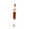 Bamboo Wind Chimes Handcrafted Decorative Crafts Simple Bless Hanging Wind Bell for Indoor Home Decoration Patio Outside Balcony