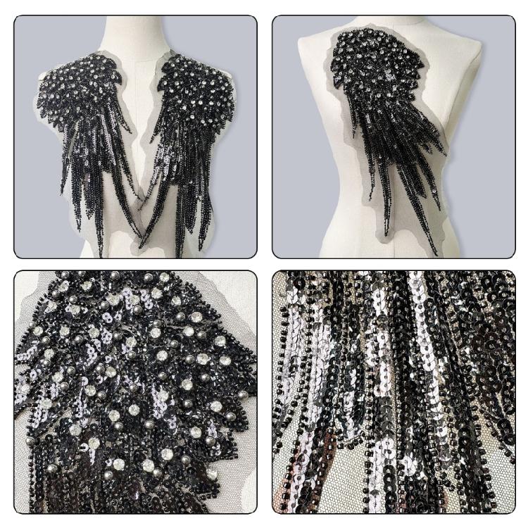 2lots Backpack Light Weight Patches Wedding Dress Appliques Cloth Sewing Patches for Parties Or Weddings