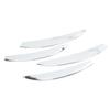 4 Pcs Front Fog Light Grille Trim Eyelid Eyebrow Wind Knife Strip Replacement for  ‑  C‑Class W206  06