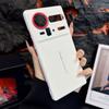 For ZTE Nubia Z80 Ultra Z70 Ultra Z70s Ultra Case Red Camera Frame Luxury Textured Ultimate Design Leather Protective Cover