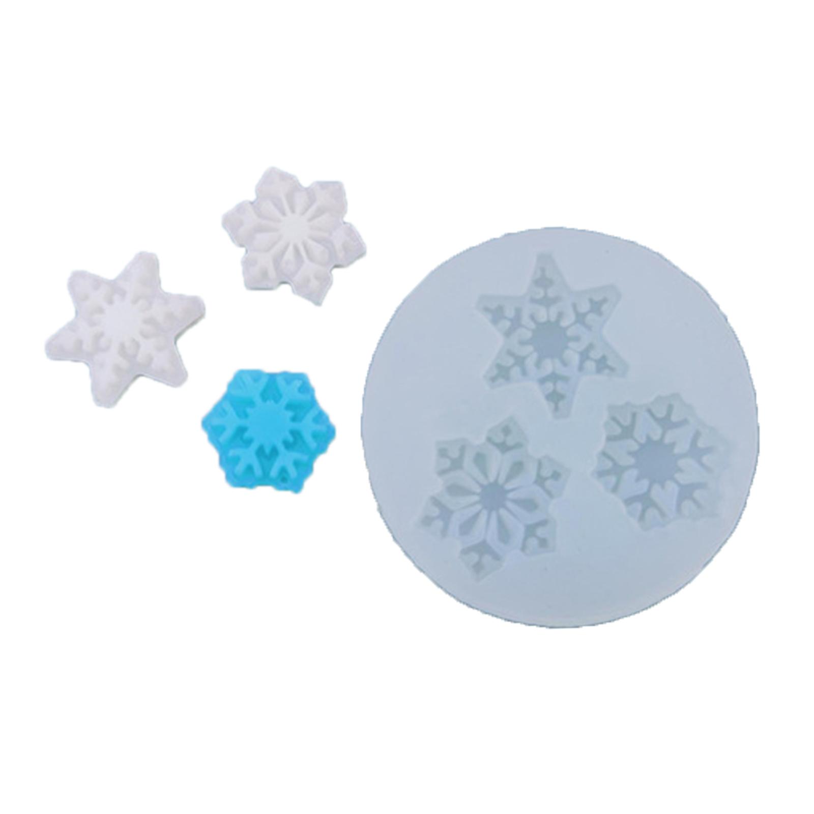 

Snowflake Pattern Baking Mold Heat Resistant Silicone For Christmas Treat Candy Making And Handmade Projects
