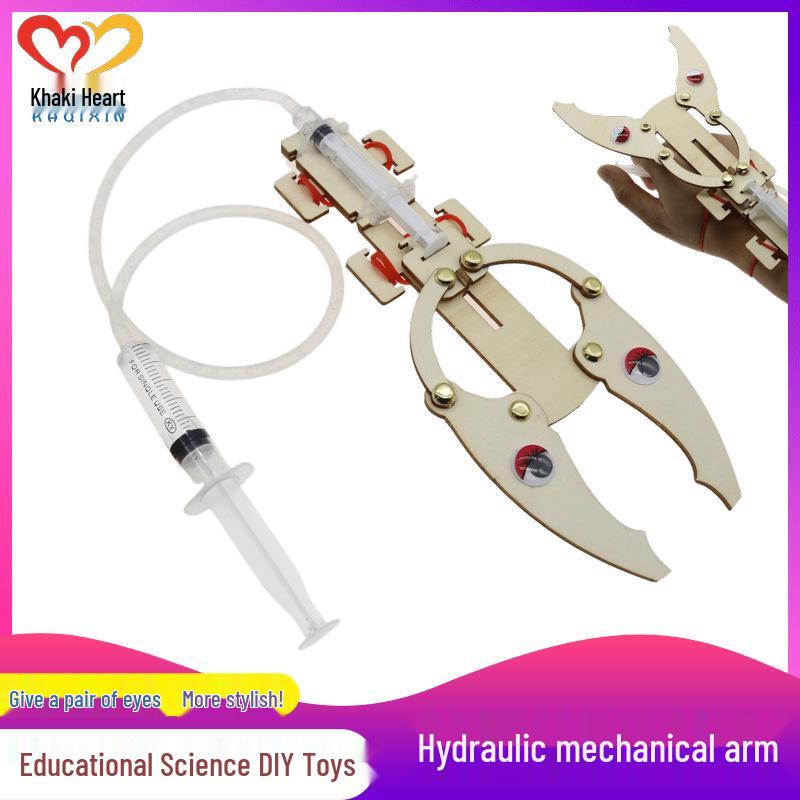

DIY Hydraulic Arm Kit: Innovative Physics Experiment for Creative Boys