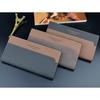 Minimalist PU Leather Men's Wallet Long Style Black Coffee Multiple Pockets High Capacity Slim Wallet Men Women