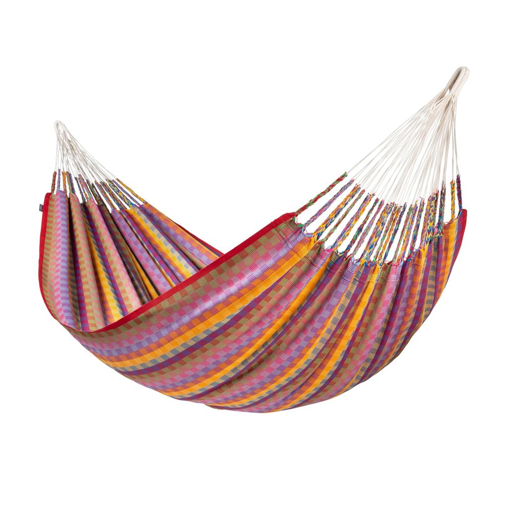 LA SIESTA Classic Hammock Double Size Flora Made from Organic Cotton [1-2 Person] FLH16-27 (Flowers)